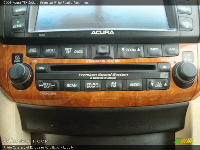 Premium White Pearl / Parchment 2005 Acura TSX Sedan