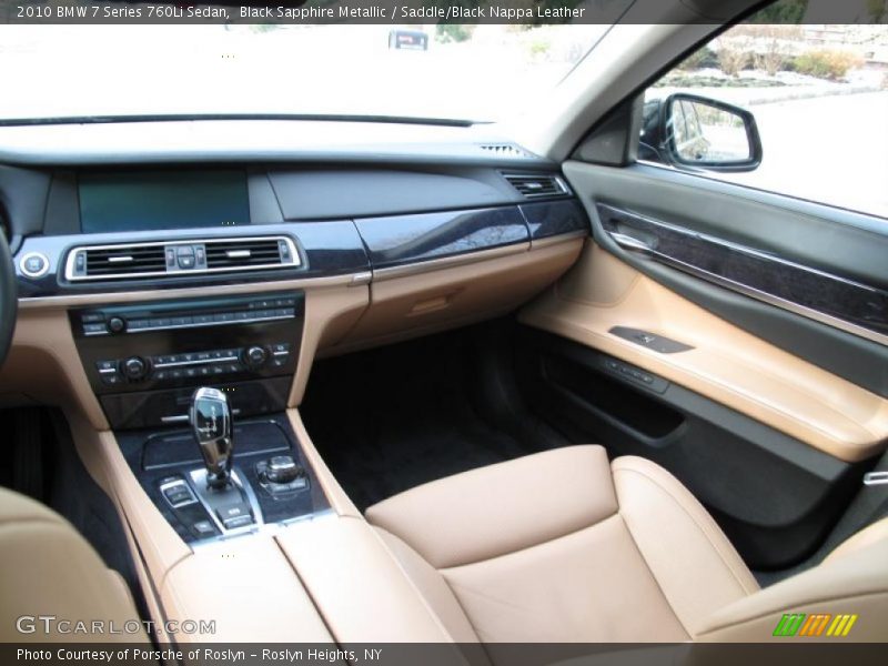 Black Sapphire Metallic / Saddle/Black Nappa Leather 2010 BMW 7 Series 760Li Sedan