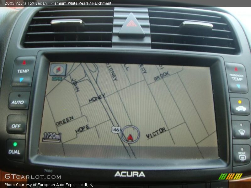Premium White Pearl / Parchment 2005 Acura TSX Sedan