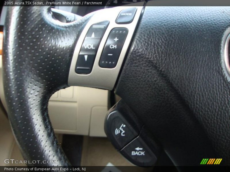 Premium White Pearl / Parchment 2005 Acura TSX Sedan