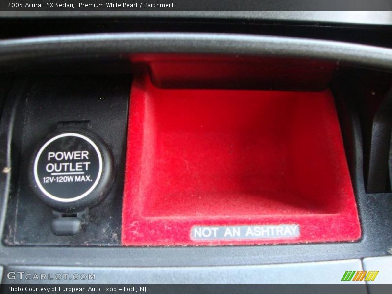 Premium White Pearl / Parchment 2005 Acura TSX Sedan