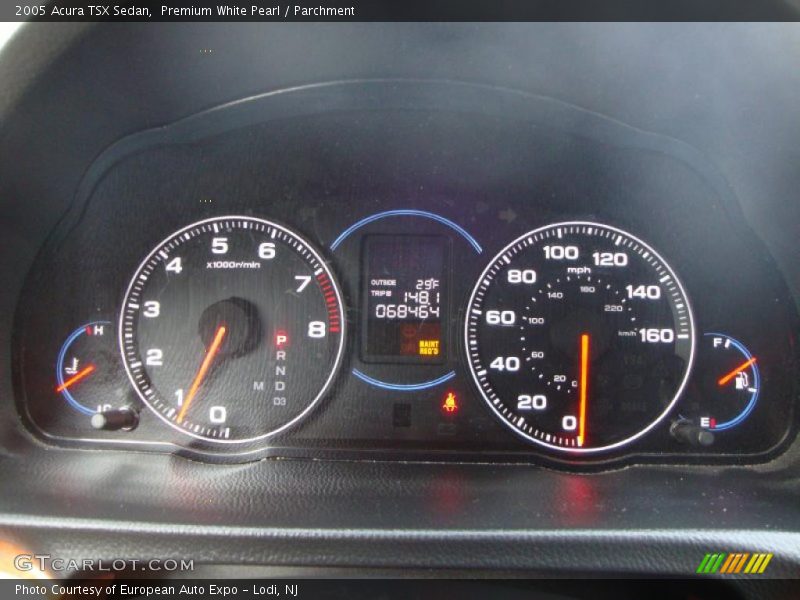 Premium White Pearl / Parchment 2005 Acura TSX Sedan