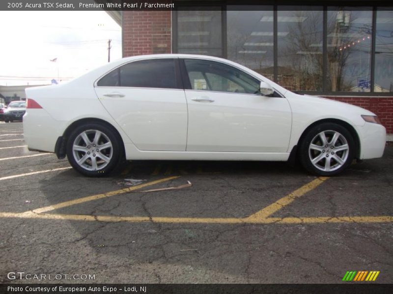 Premium White Pearl / Parchment 2005 Acura TSX Sedan