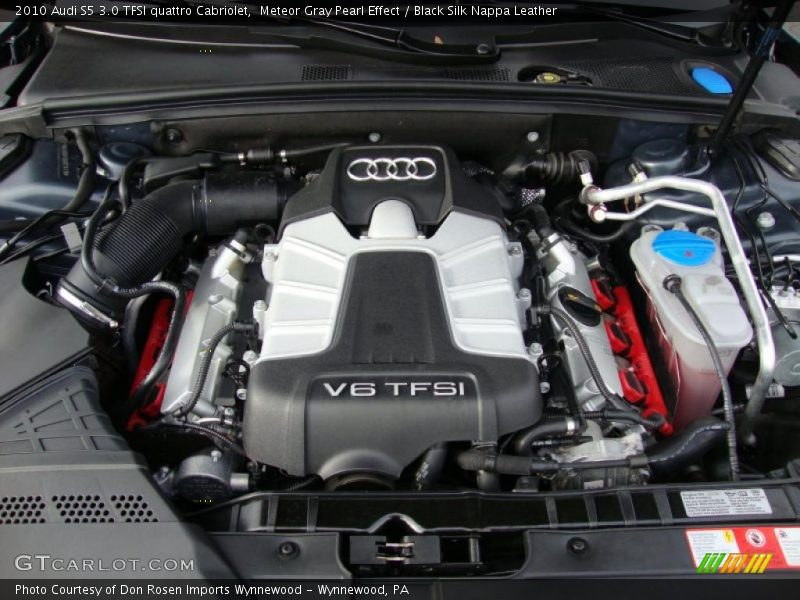  2010 S5 3.0 TFSI quattro Cabriolet Engine - 3.0 TFSI Supercharged DOHC 24-Valve VVT V6