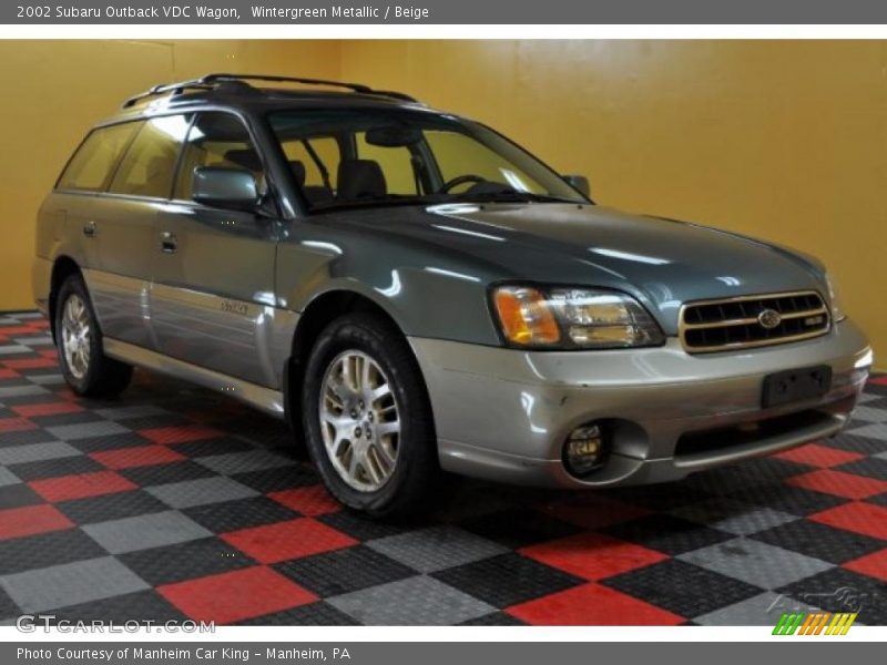 Wintergreen Metallic / Beige 2002 Subaru Outback VDC Wagon