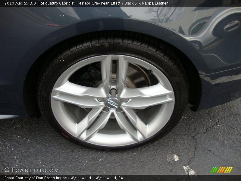 Meteor Gray Pearl Effect / Black Silk Nappa Leather 2010 Audi S5 3.0 TFSI quattro Cabriolet