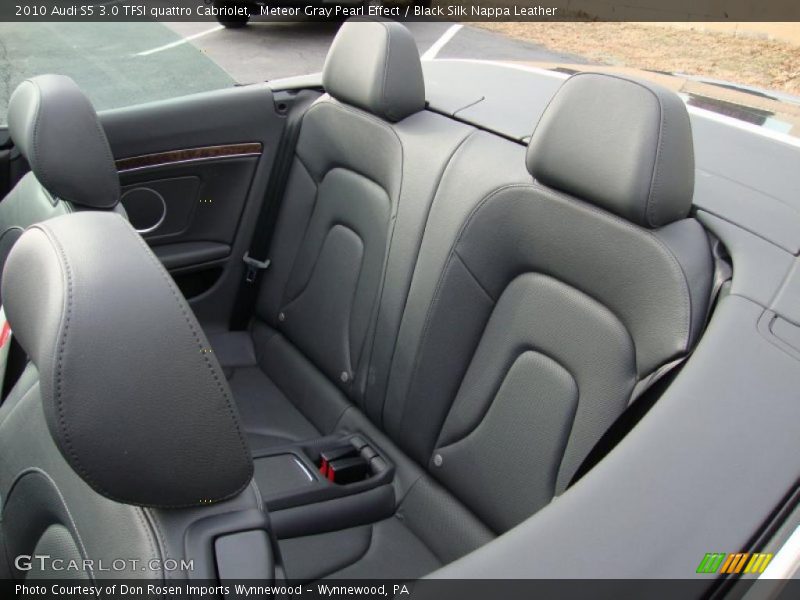  2010 S5 3.0 TFSI quattro Cabriolet Black Silk Nappa Leather Interior