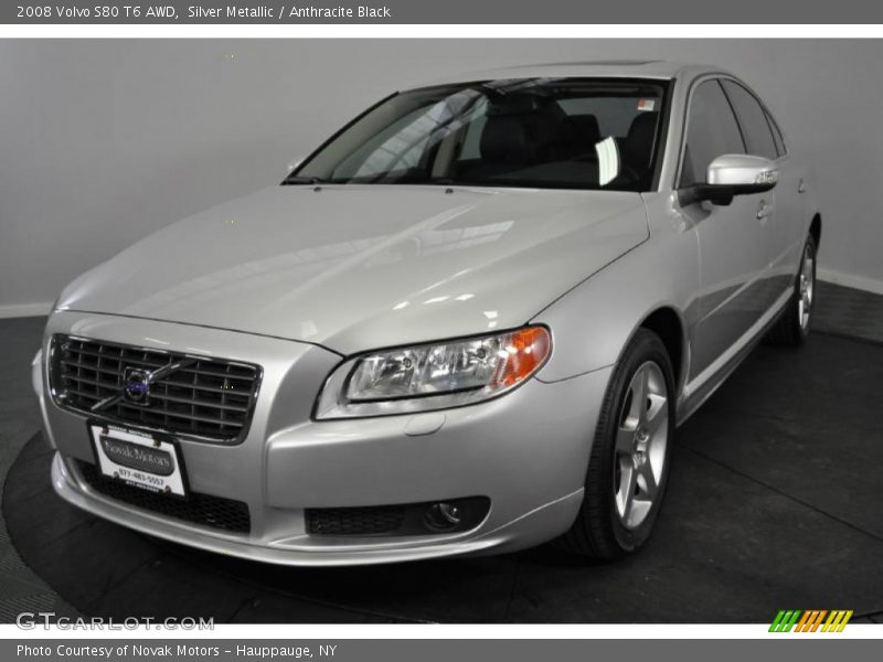 Silver Metallic / Anthracite Black 2008 Volvo S80 T6 AWD