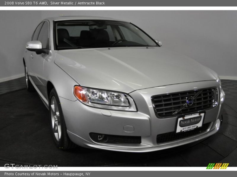 Silver Metallic / Anthracite Black 2008 Volvo S80 T6 AWD