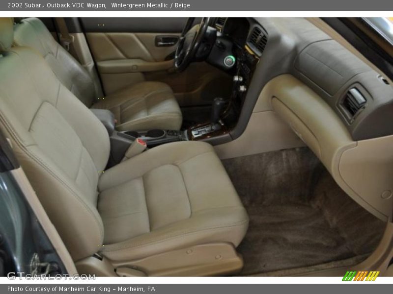 Wintergreen Metallic / Beige 2002 Subaru Outback VDC Wagon