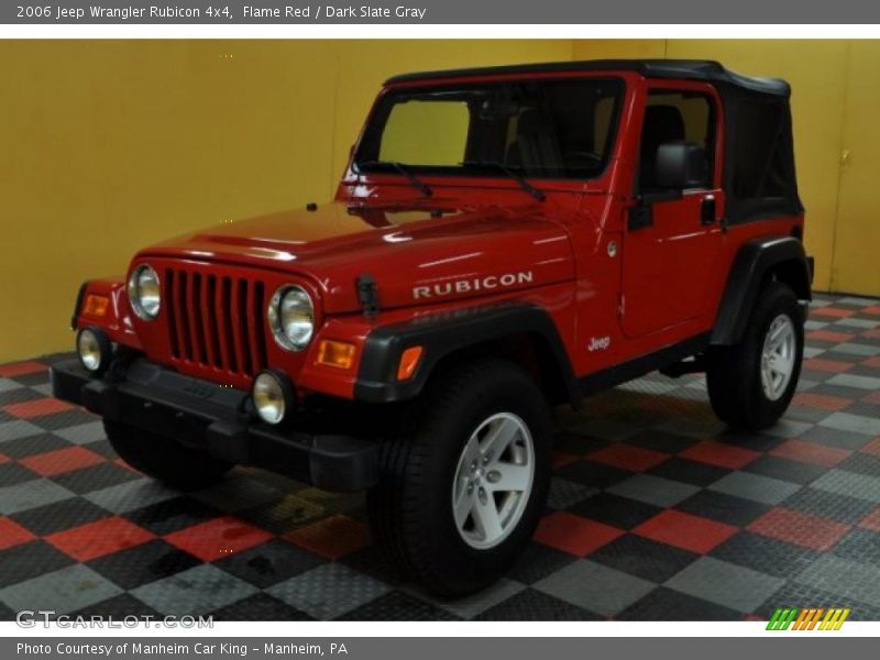 Flame Red / Dark Slate Gray 2006 Jeep Wrangler Rubicon 4x4