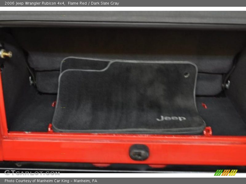 Flame Red / Dark Slate Gray 2006 Jeep Wrangler Rubicon 4x4