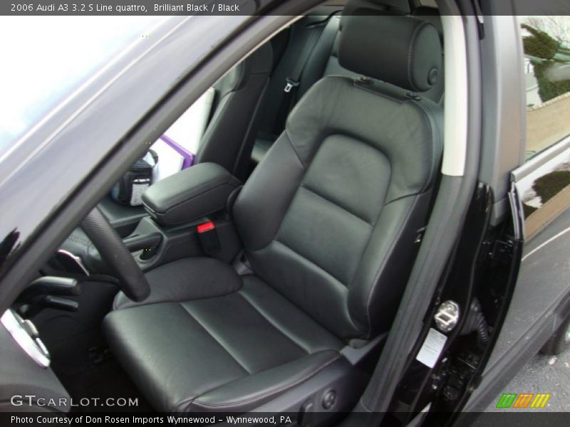 Brilliant Black / Black 2006 Audi A3 3.2 S Line quattro