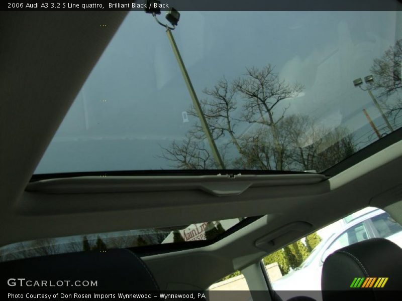 Brilliant Black / Black 2006 Audi A3 3.2 S Line quattro