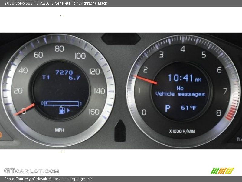 Silver Metallic / Anthracite Black 2008 Volvo S80 T6 AWD