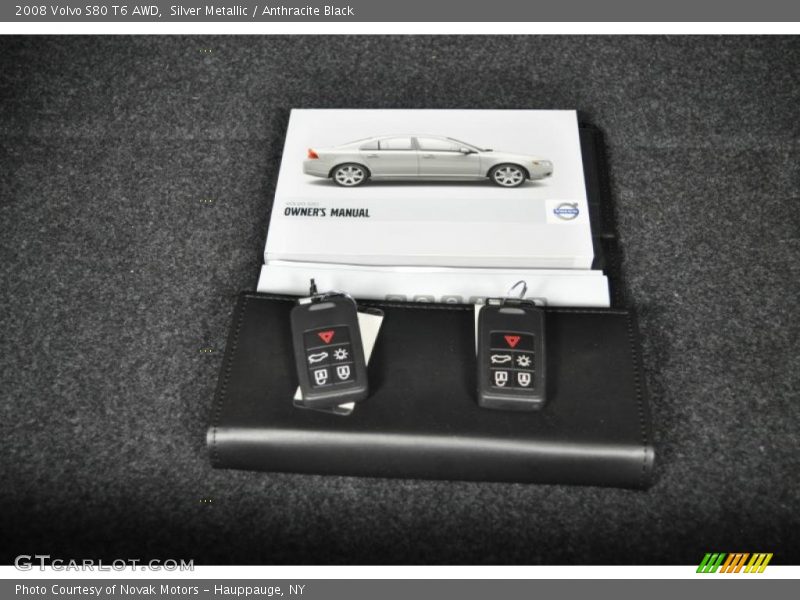 Silver Metallic / Anthracite Black 2008 Volvo S80 T6 AWD