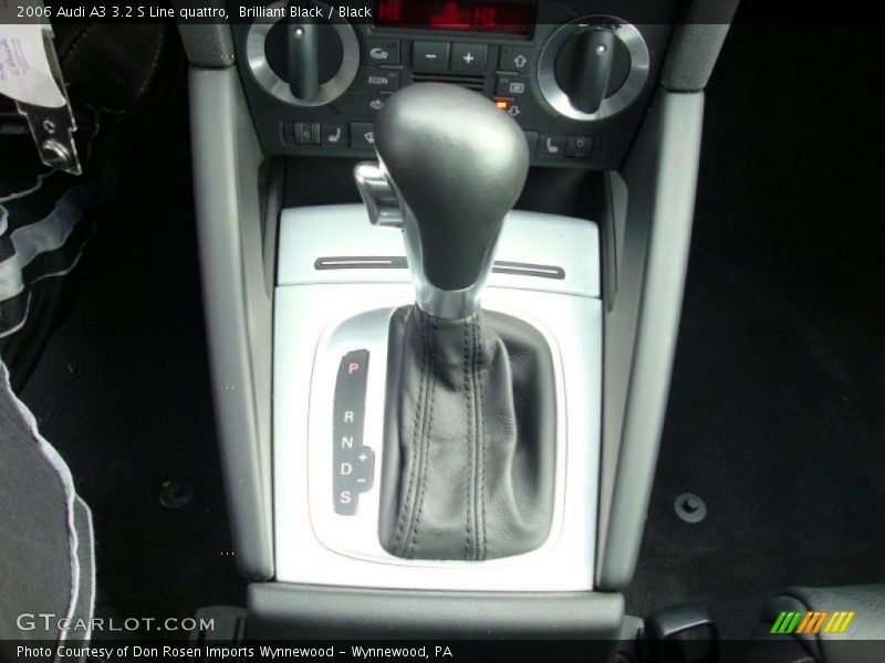  2006 A3 3.2 S Line quattro 6 Speed S tronic Dual-Clutch Automatic Shifter