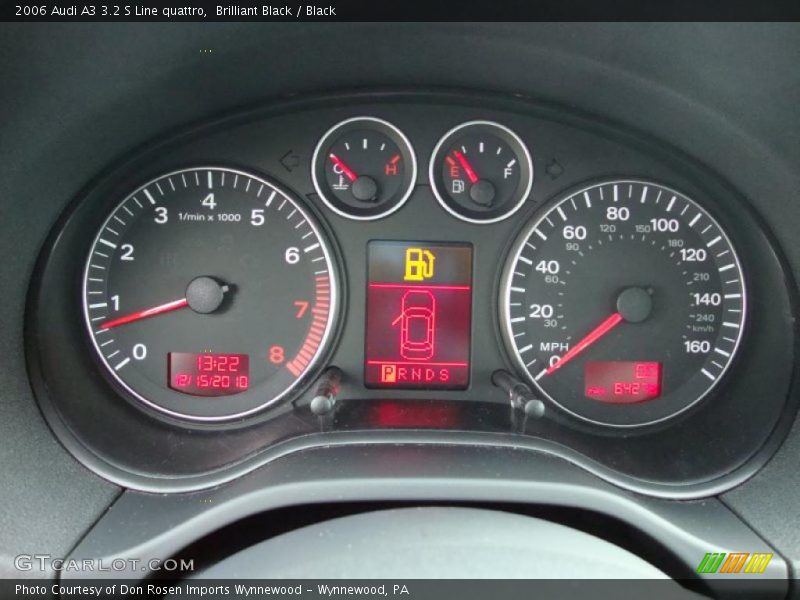  2006 A3 3.2 S Line quattro 3.2 S Line quattro Gauges