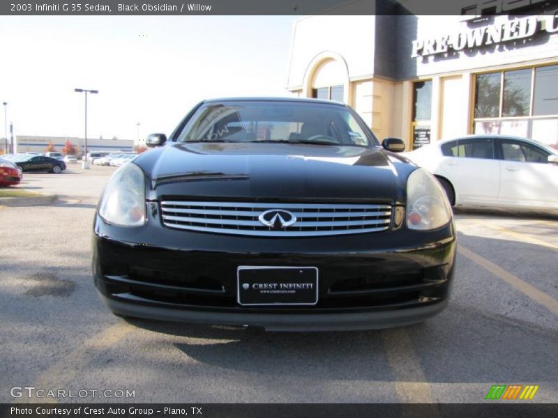 Black Obsidian / Willow 2003 Infiniti G 35 Sedan