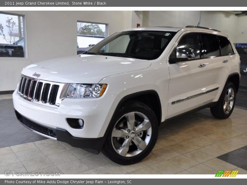 Stone White / Black 2011 Jeep Grand Cherokee Limited