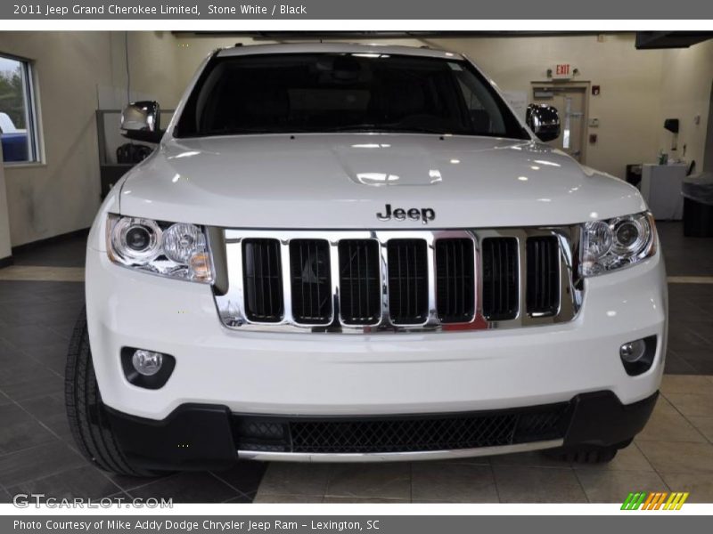 Stone White / Black 2011 Jeep Grand Cherokee Limited