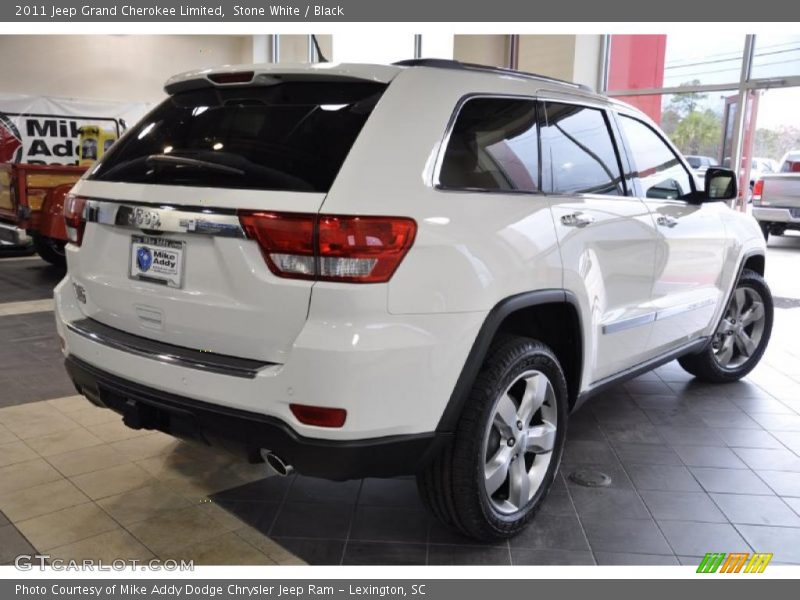 Stone White / Black 2011 Jeep Grand Cherokee Limited