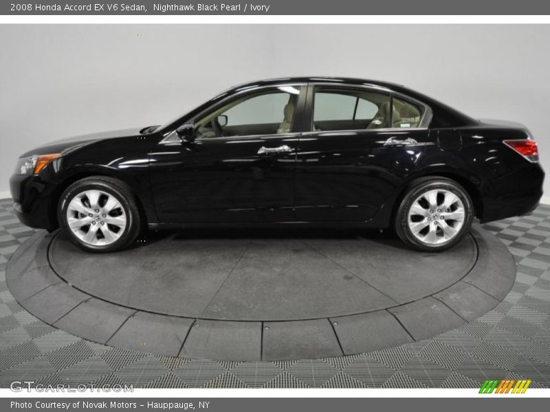 Nighthawk Black Pearl / Ivory 2008 Honda Accord EX V6 Sedan