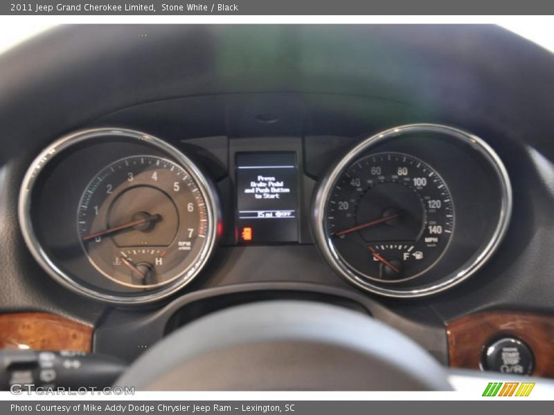  2011 Grand Cherokee Limited Limited Gauges