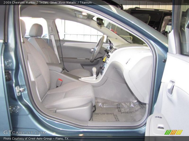 Silver Moss Metallic / Titanium 2009 Chevrolet Malibu LS Sedan