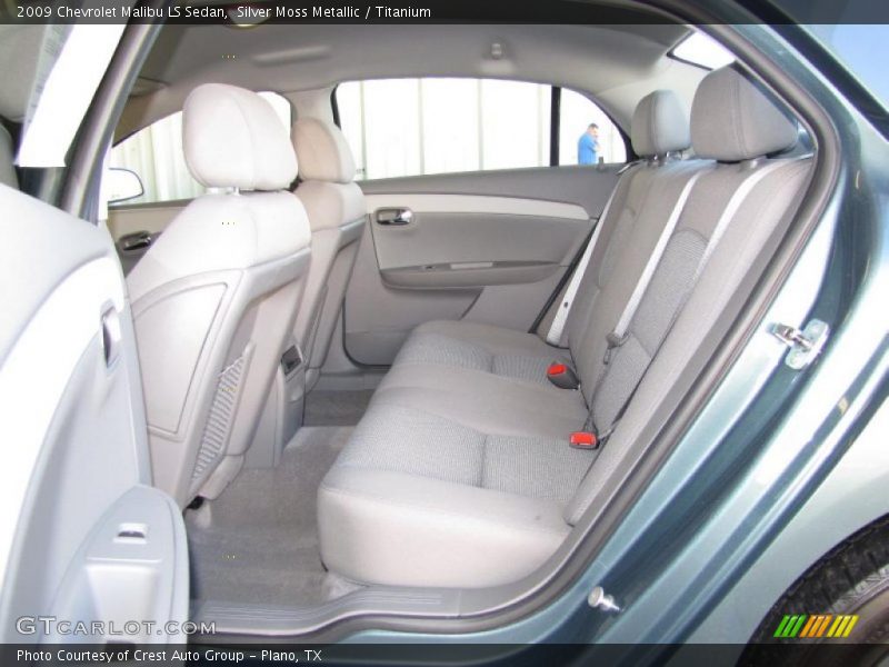 Silver Moss Metallic / Titanium 2009 Chevrolet Malibu LS Sedan