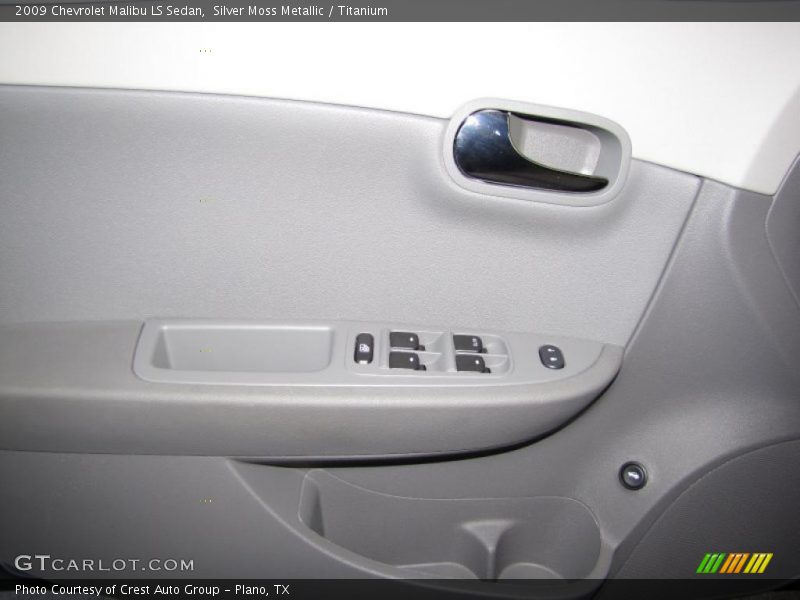 Silver Moss Metallic / Titanium 2009 Chevrolet Malibu LS Sedan