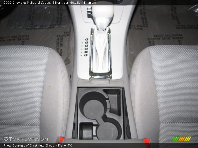 Silver Moss Metallic / Titanium 2009 Chevrolet Malibu LS Sedan