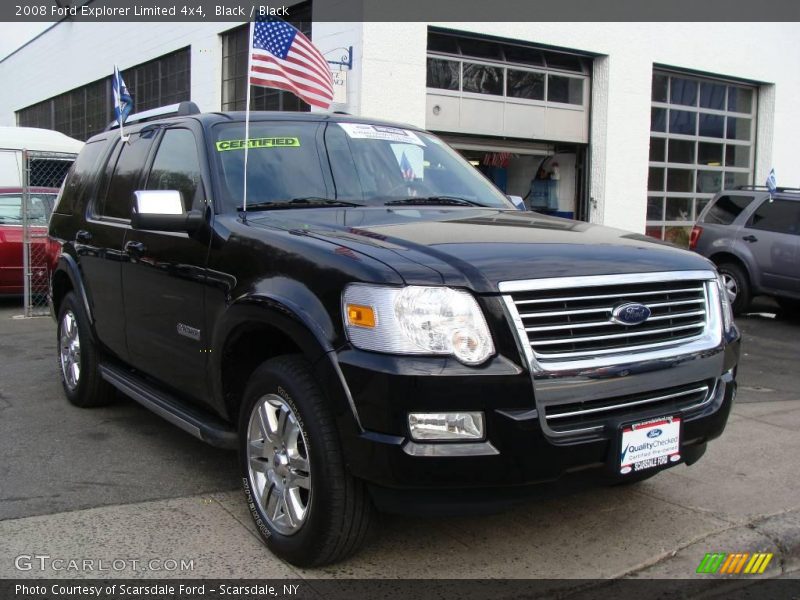 Black / Black 2008 Ford Explorer Limited 4x4