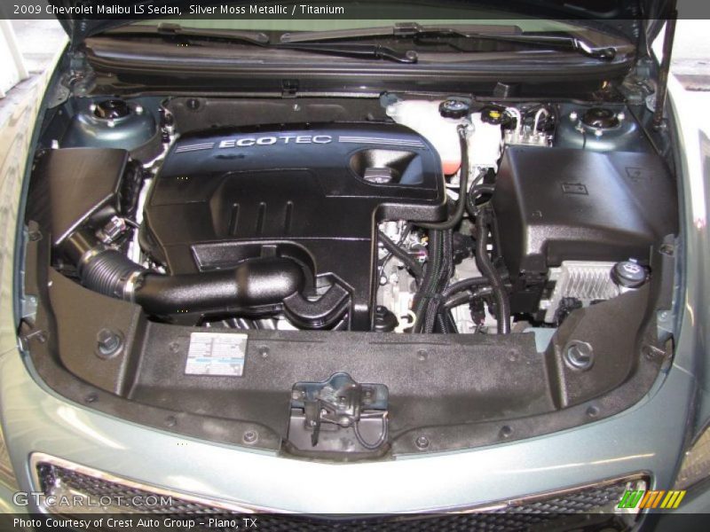 Silver Moss Metallic / Titanium 2009 Chevrolet Malibu LS Sedan