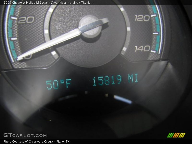 Silver Moss Metallic / Titanium 2009 Chevrolet Malibu LS Sedan
