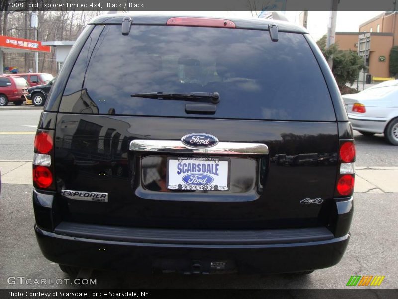 Black / Black 2008 Ford Explorer Limited 4x4
