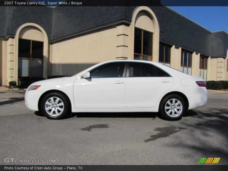 Super White / Bisque 2007 Toyota Camry XLE