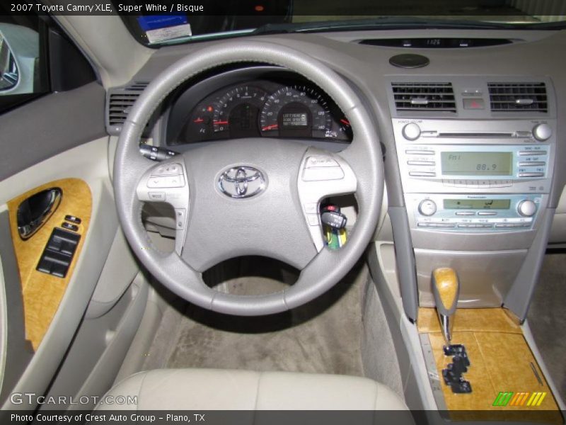 Super White / Bisque 2007 Toyota Camry XLE