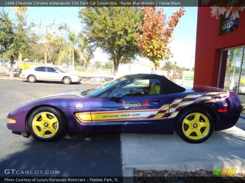  1998 Corvette Indianapolis 500 Pace Car Convertible Radar Blue Metallic