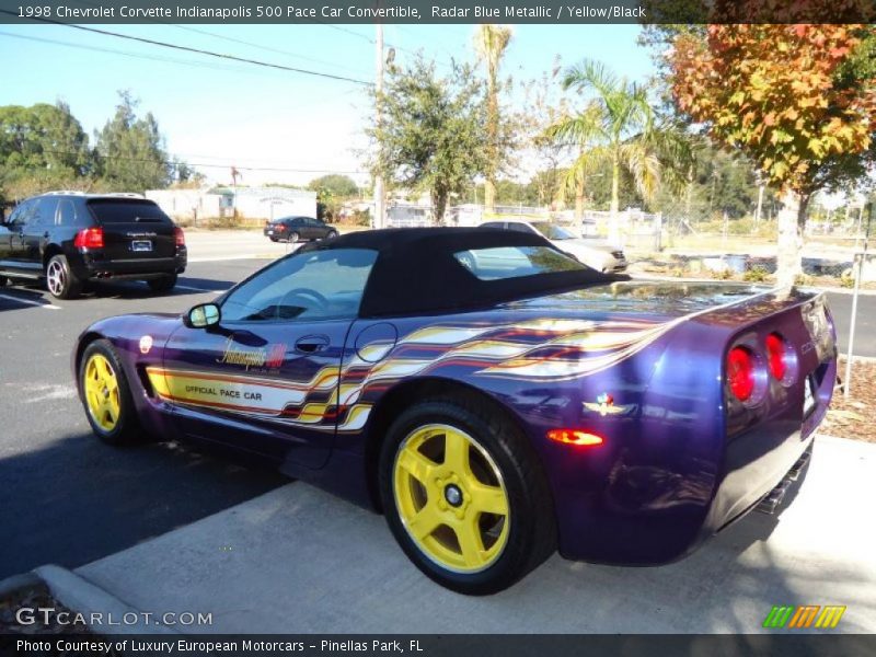  1998 Corvette Indianapolis 500 Pace Car Convertible Radar Blue Metallic