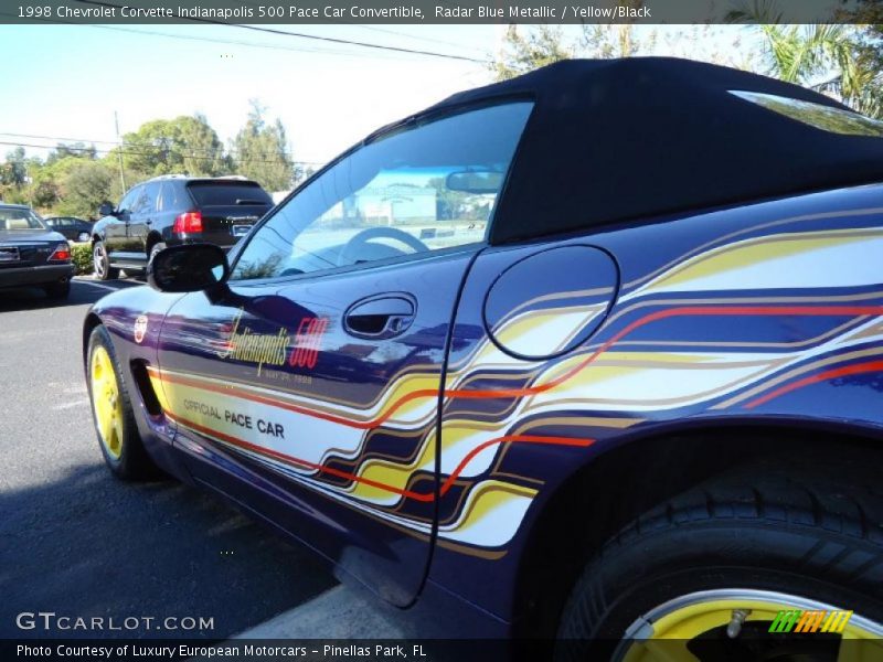  1998 Corvette Indianapolis 500 Pace Car Convertible Radar Blue Metallic