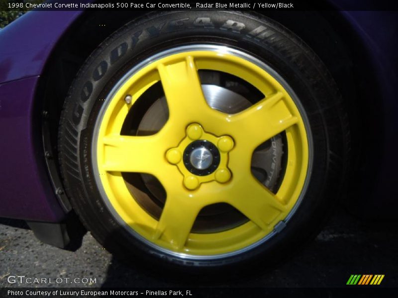  1998 Corvette Indianapolis 500 Pace Car Convertible Wheel