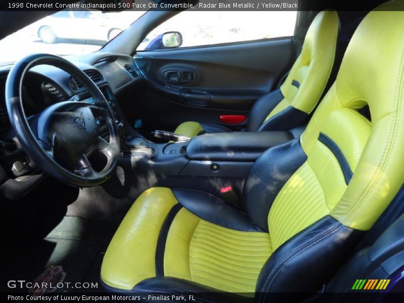  1998 Corvette Indianapolis 500 Pace Car Convertible Yellow/Black Interior