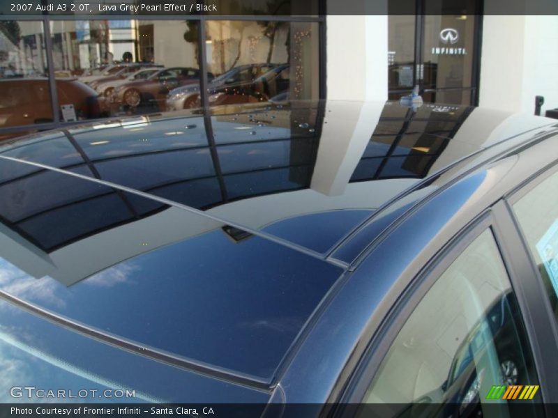 Lava Grey Pearl Effect / Black 2007 Audi A3 2.0T
