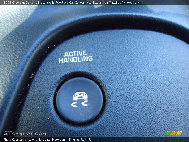 Controls of 1998 Corvette Indianapolis 500 Pace Car Convertible