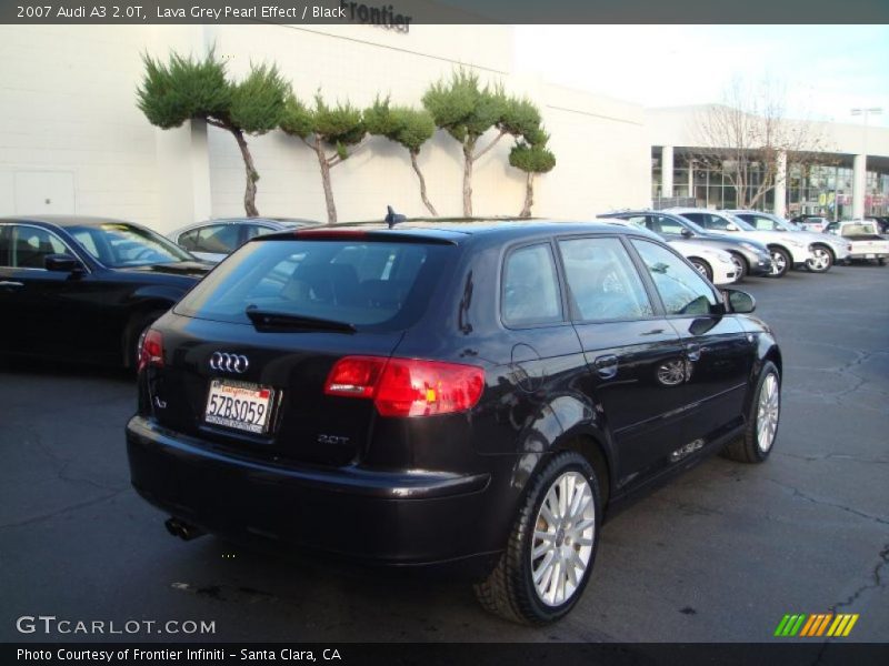 Lava Grey Pearl Effect / Black 2007 Audi A3 2.0T