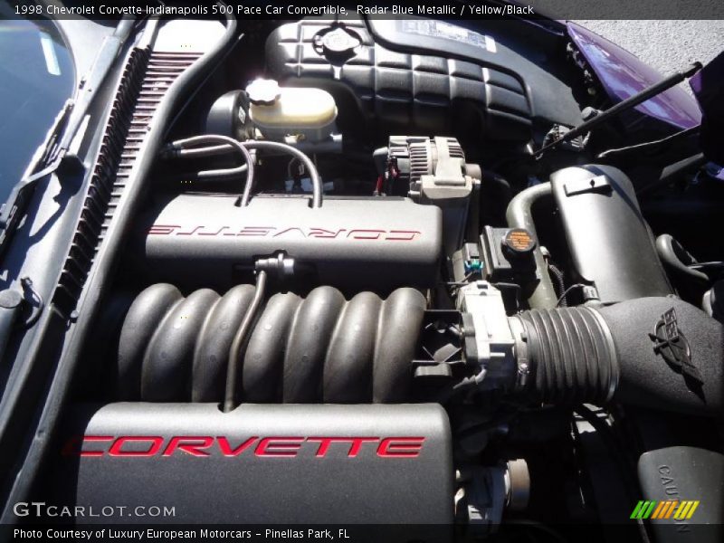  1998 Corvette Indianapolis 500 Pace Car Convertible Engine - 5.7 Liter OHV 16-Valve LS1 V8