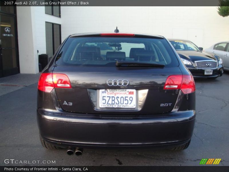 Lava Grey Pearl Effect / Black 2007 Audi A3 2.0T