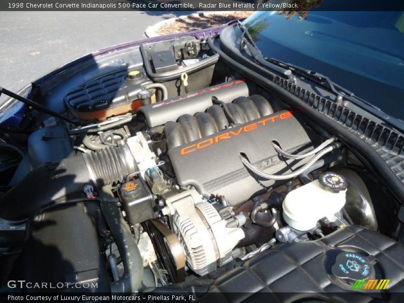  1998 Corvette Indianapolis 500 Pace Car Convertible Engine - 5.7 Liter OHV 16-Valve LS1 V8