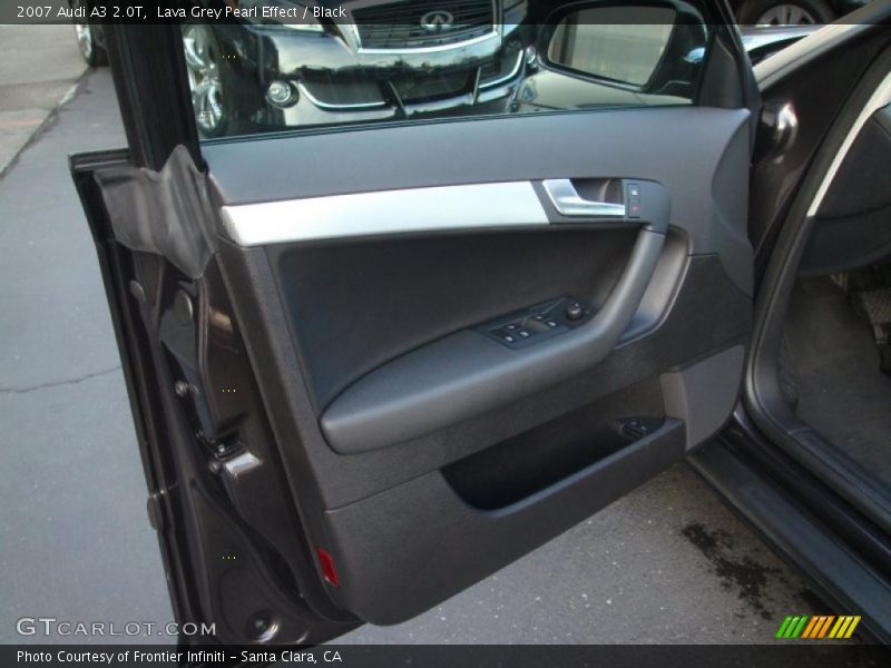 Lava Grey Pearl Effect / Black 2007 Audi A3 2.0T